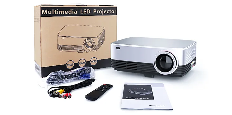 1080P 4K Laser Mobile Smart Android Home Theater HD LED Projectors