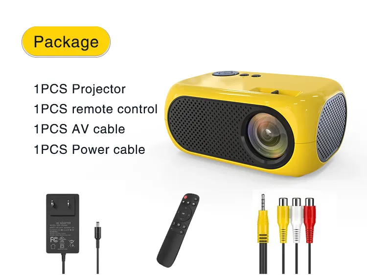 1080P High Quality Galaxy Projector Pico Mobile Small LED Home Theater Projector