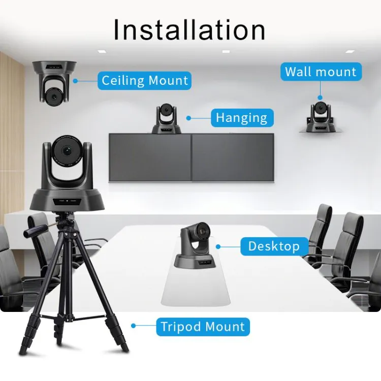 20X Zoom HDMI HD 1080P Live Streaming Video Conference Camera for Church