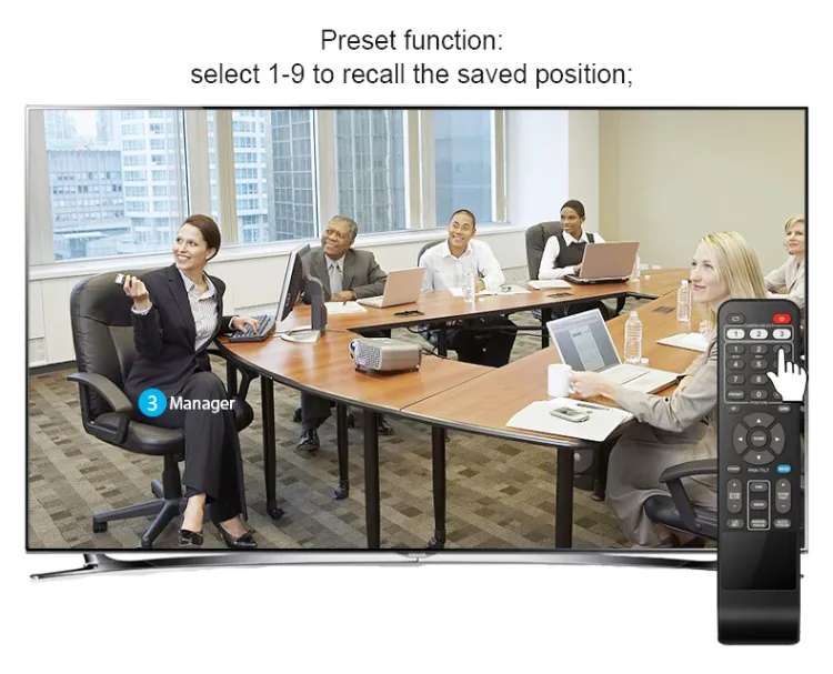 20X Zoom HDMI HD 1080P Live Streaming Video Conference Camera for Church