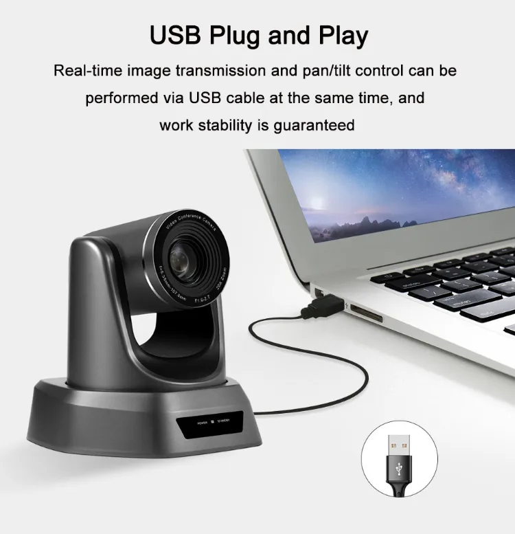 20X Zoom HDMI HD 1080P Live Streaming Video Conference Camera for Church