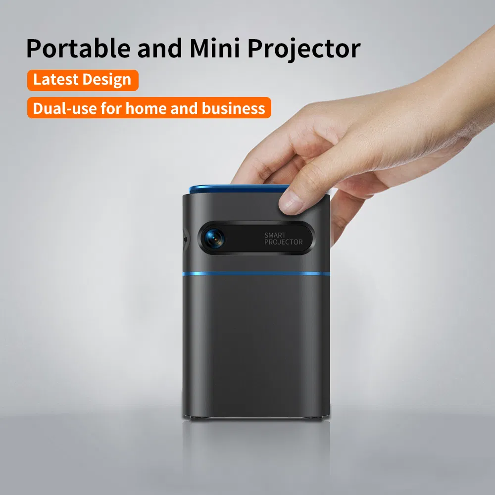 Android Smart LED DLP Portable Cheap Wi-Fi Projector for Business-D042