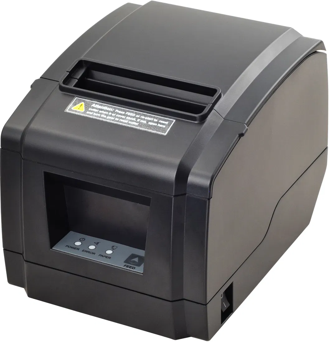 Auto Cutting USB Serial LAN Port Receipt Printer 80mm Thermal POS Printer