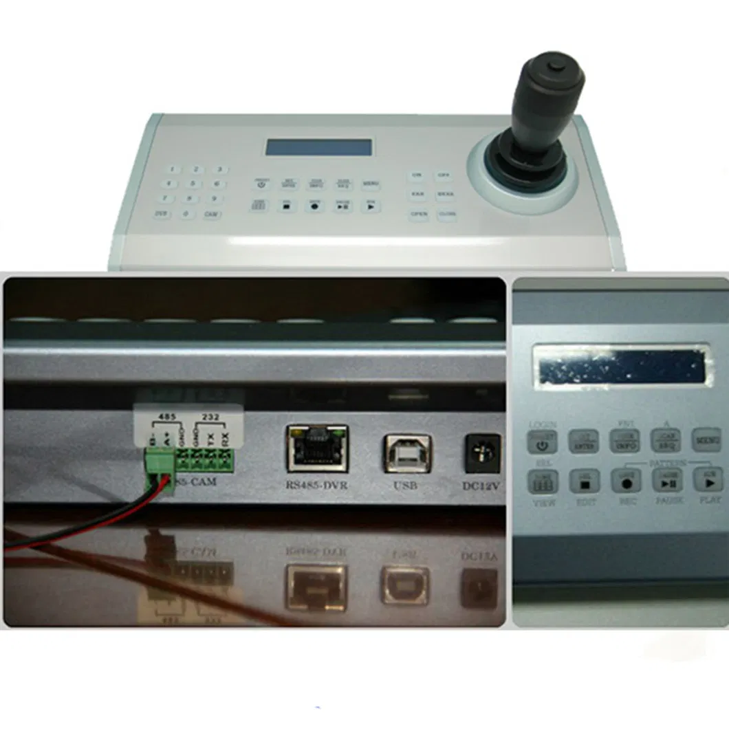 CCTV PTZ Camera Controller Keyboard Joystick for video Conference