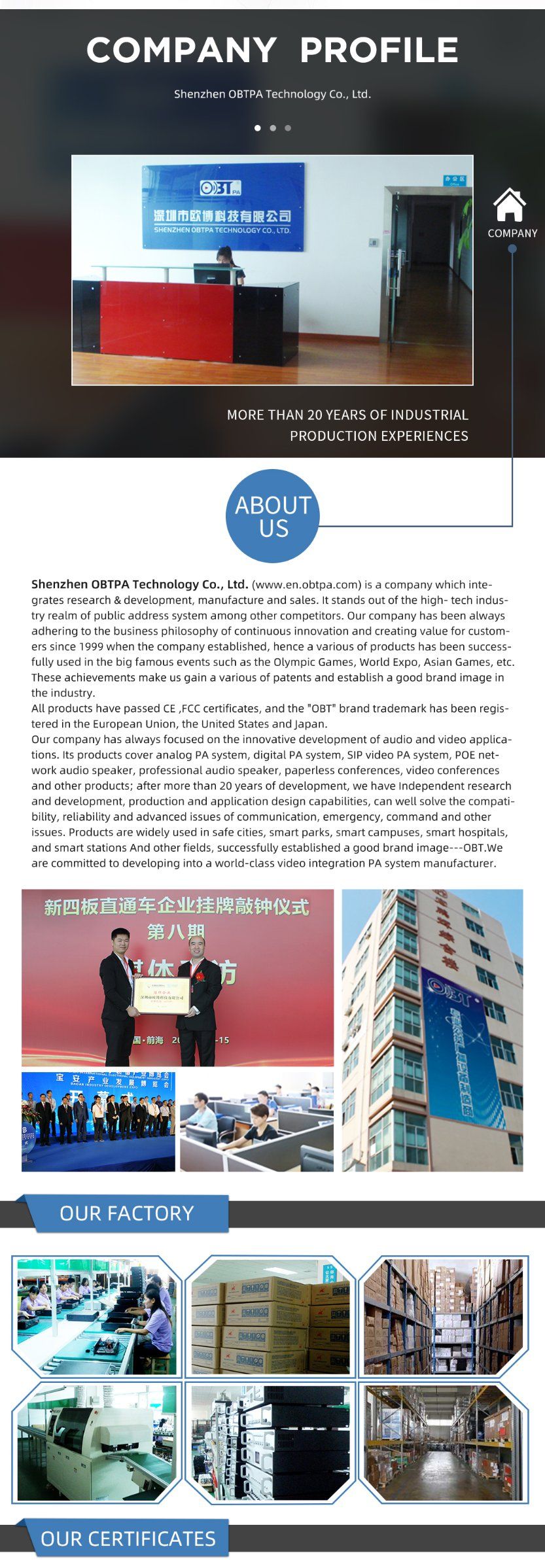 Chairman Unit Wired Meeting Audio Conference System with Condenser Microphone