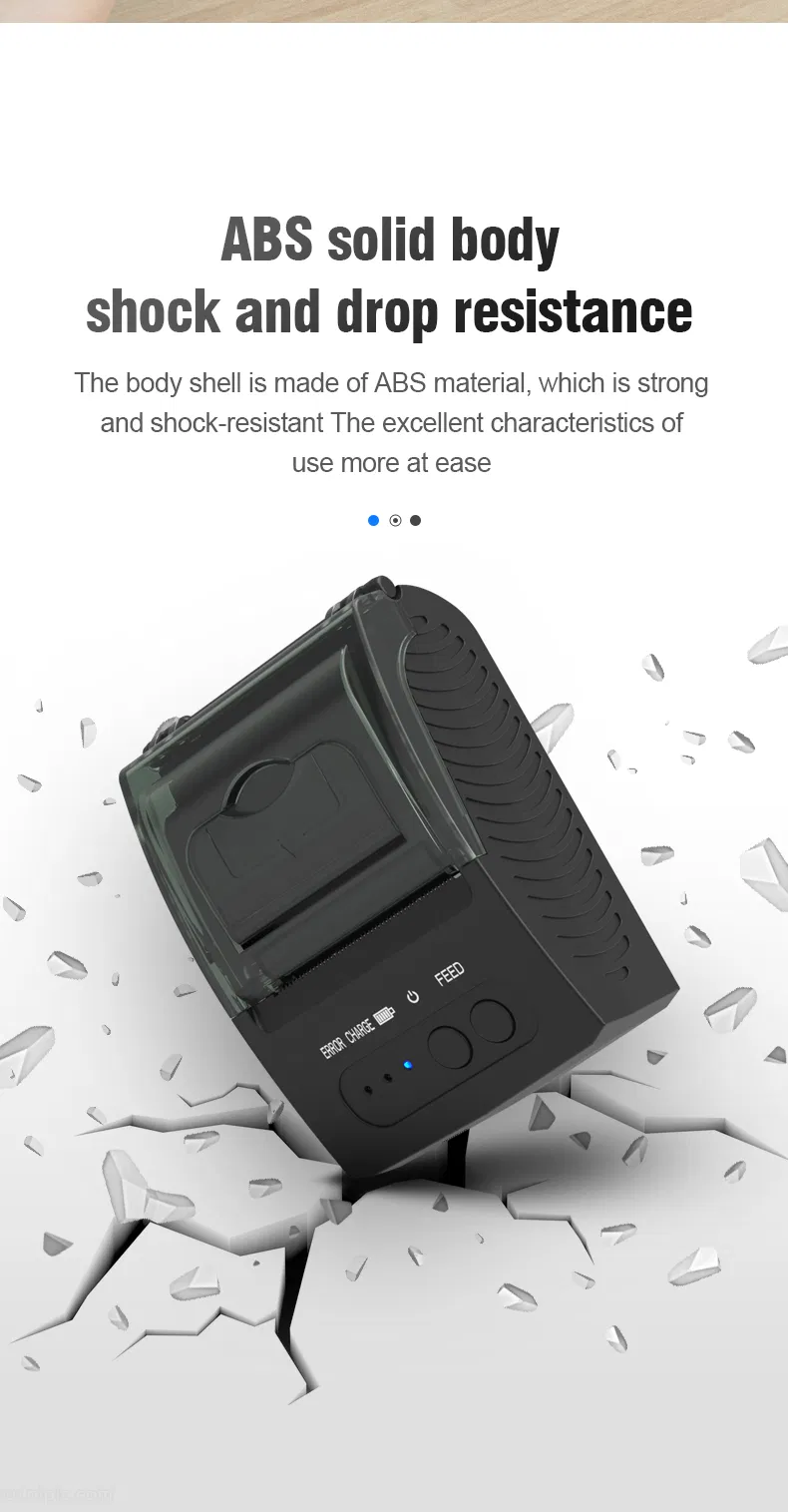 Cheap 58mm Wireless Bluetooth Mobile Receipt Barcode Portable Printer