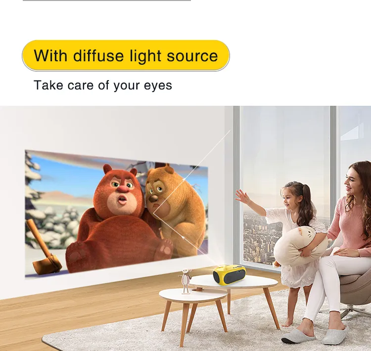 Children Mini Portable Projector for Christmas Children Gift