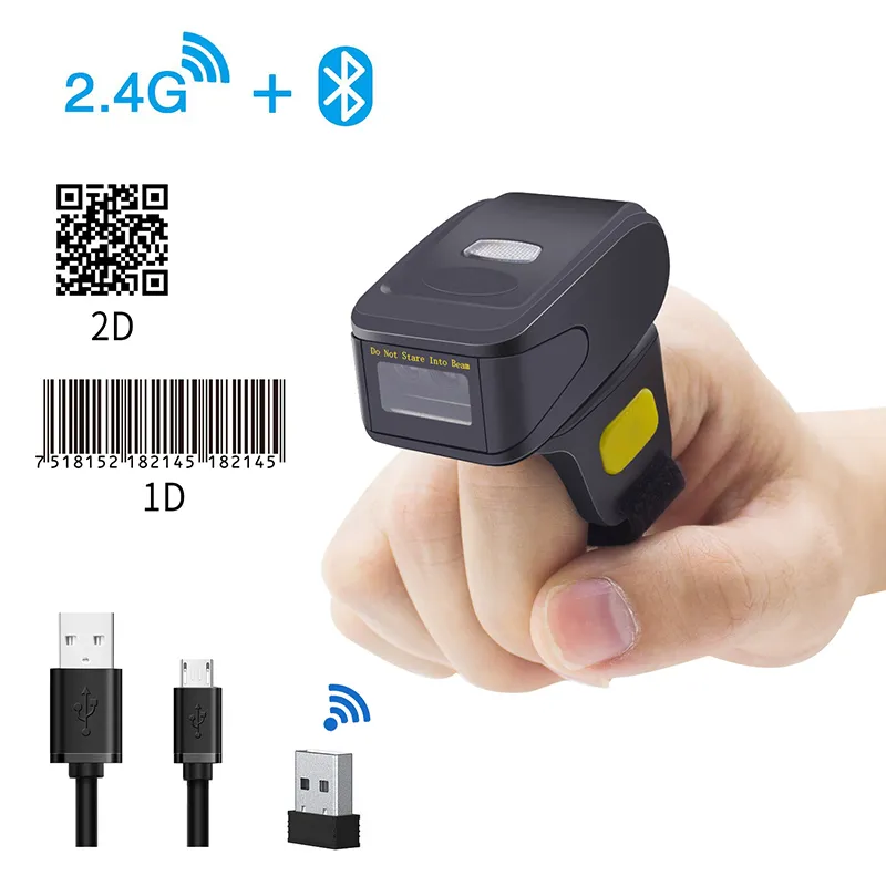 China Manufacturer Smart Bluetooth Mini Qr Code Scanner for Windows PC System