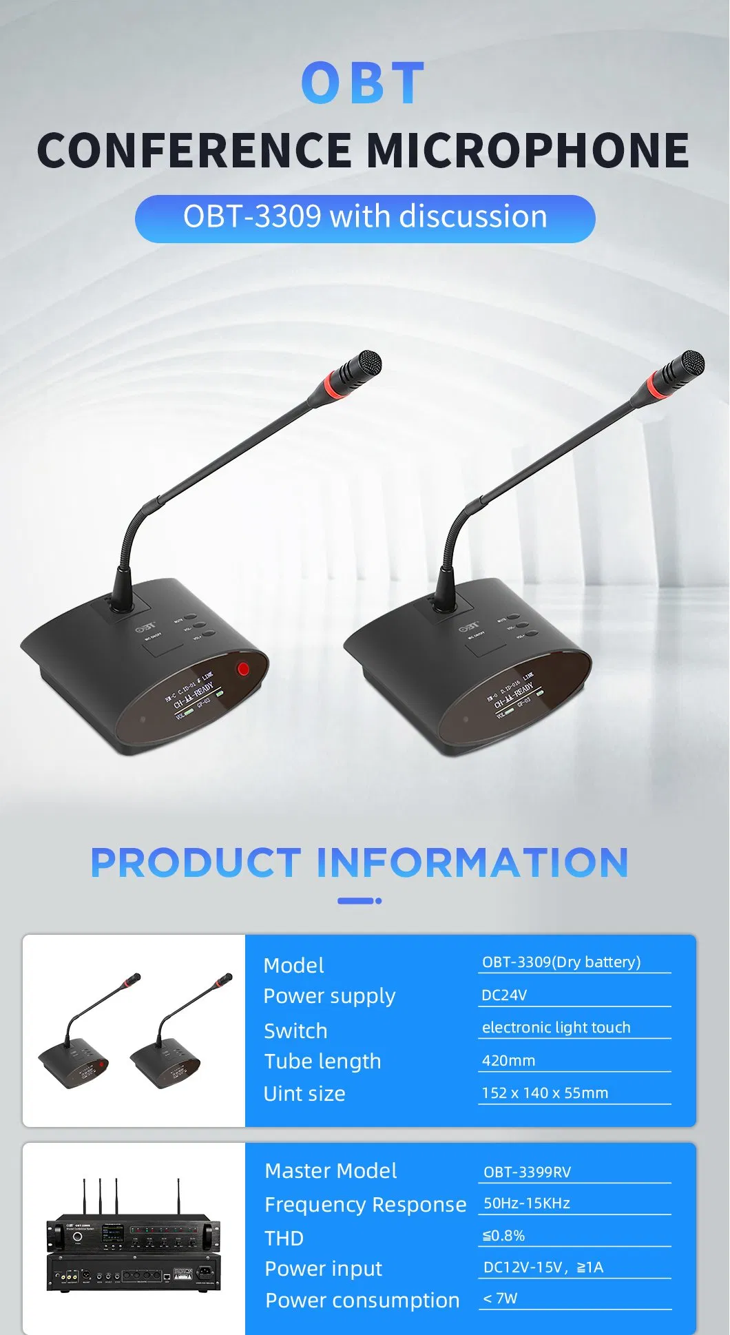 Conference System Microphone Recording Discussion Megaphone Wireless Microphone