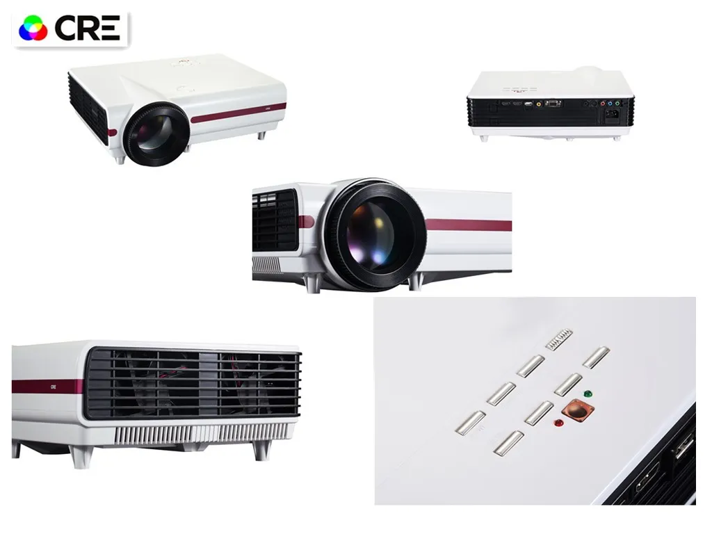Cre LCD LED Professional Education Projector