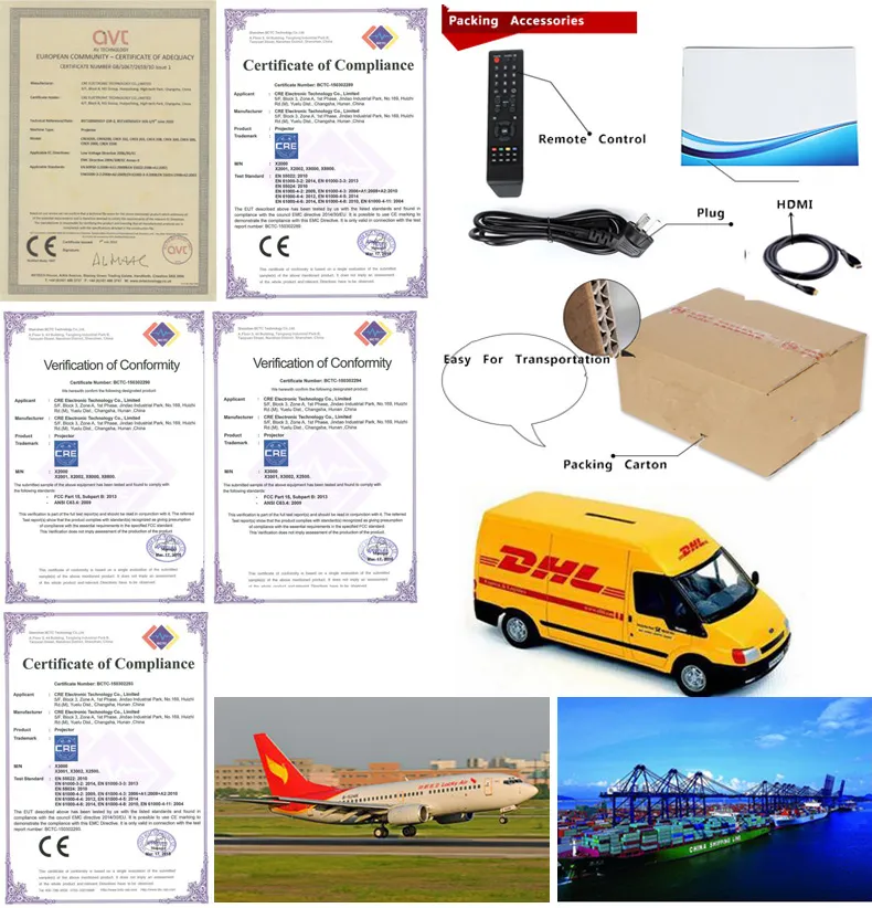 Cre LCD LED Professional Education Projector