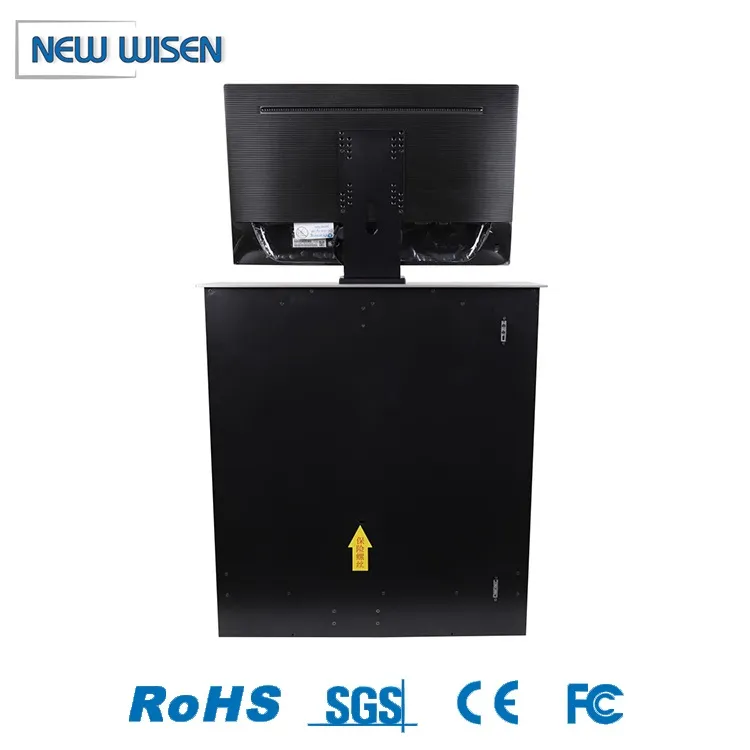 Customizable Hidden Desktop TV LCD Monitor Lift System Electric Telescopic Monitor