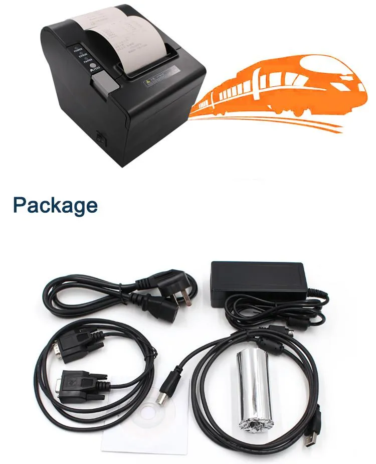 Desktop POS Receipt Thermal Printer with Auto Cutter
