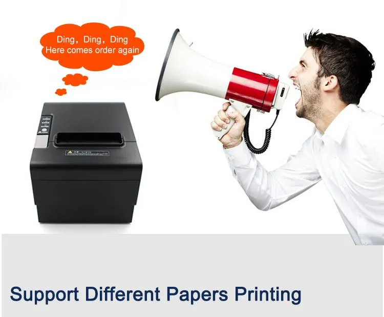 Desktop POS Receipt Thermal Printer with Auto Cutter