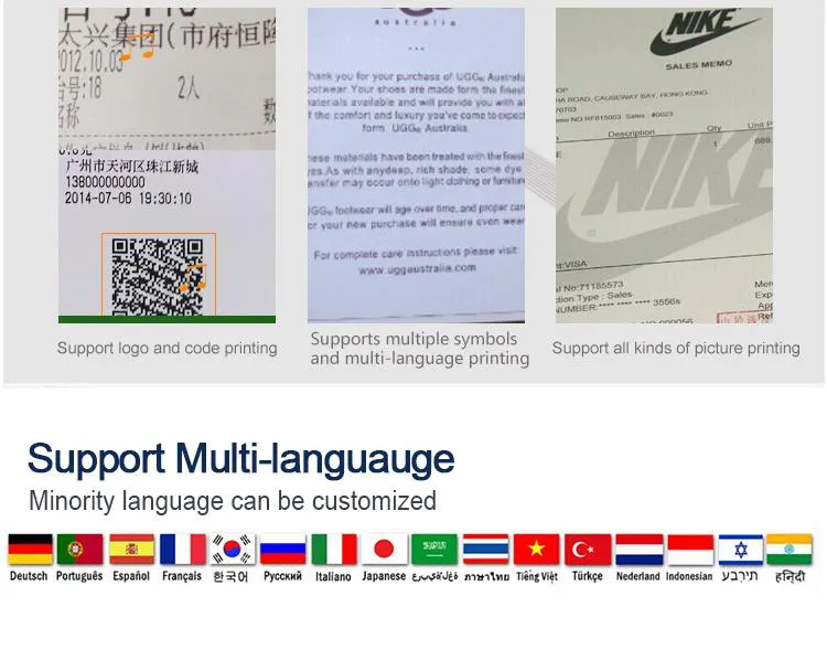 Desktop POS Receipt Thermal Printer with Auto Cutter