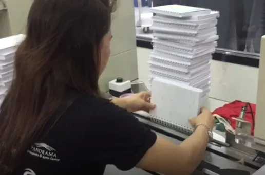 Double Wire Binding Machine Without Changing Mold for Notebook Exercise Book Booklet