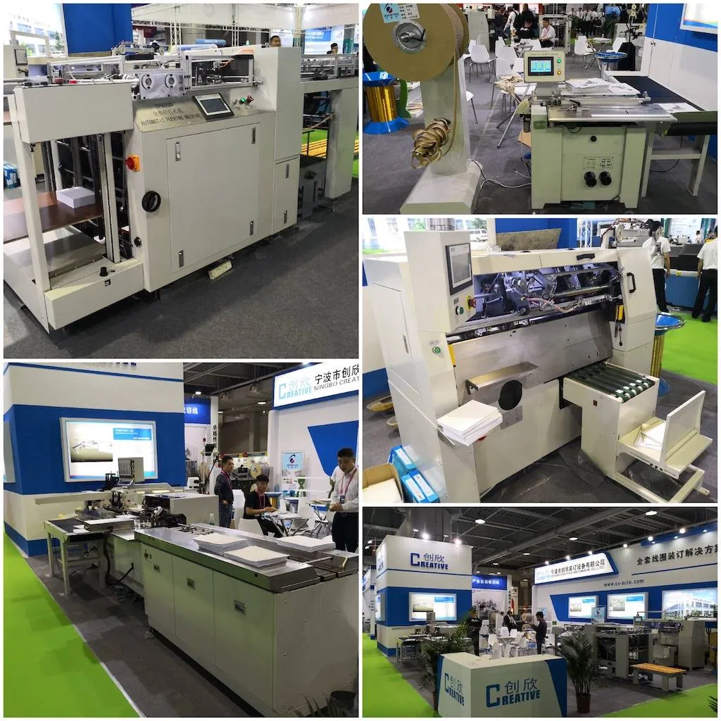 Double Wire Binding Machine Without Changing Mold for Notebook Exercise Book Booklet