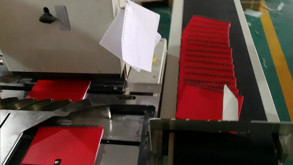 Double Wire Binding Machine Without Changing Mold for Notebook Exercise Book Booklet