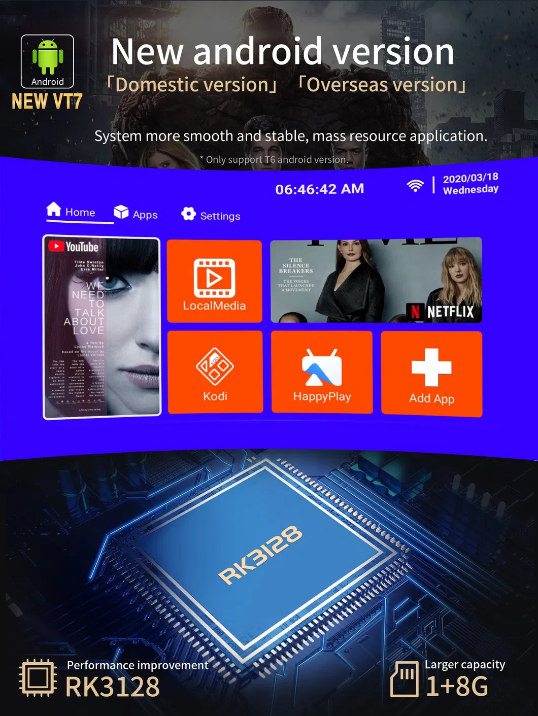 Full HD 1080P Support Fro Wireless Miracast Mini Projector for Home Entertainment