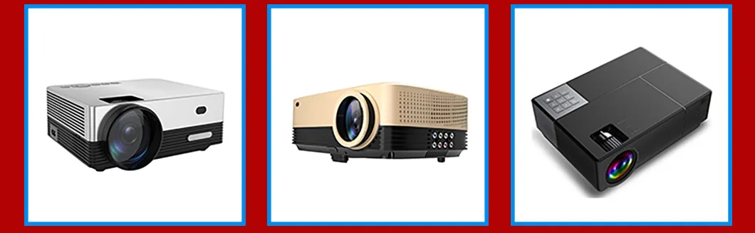 Full HD 1080P Support Fro Wireless Miracast Mini Projector for Home Entertainment