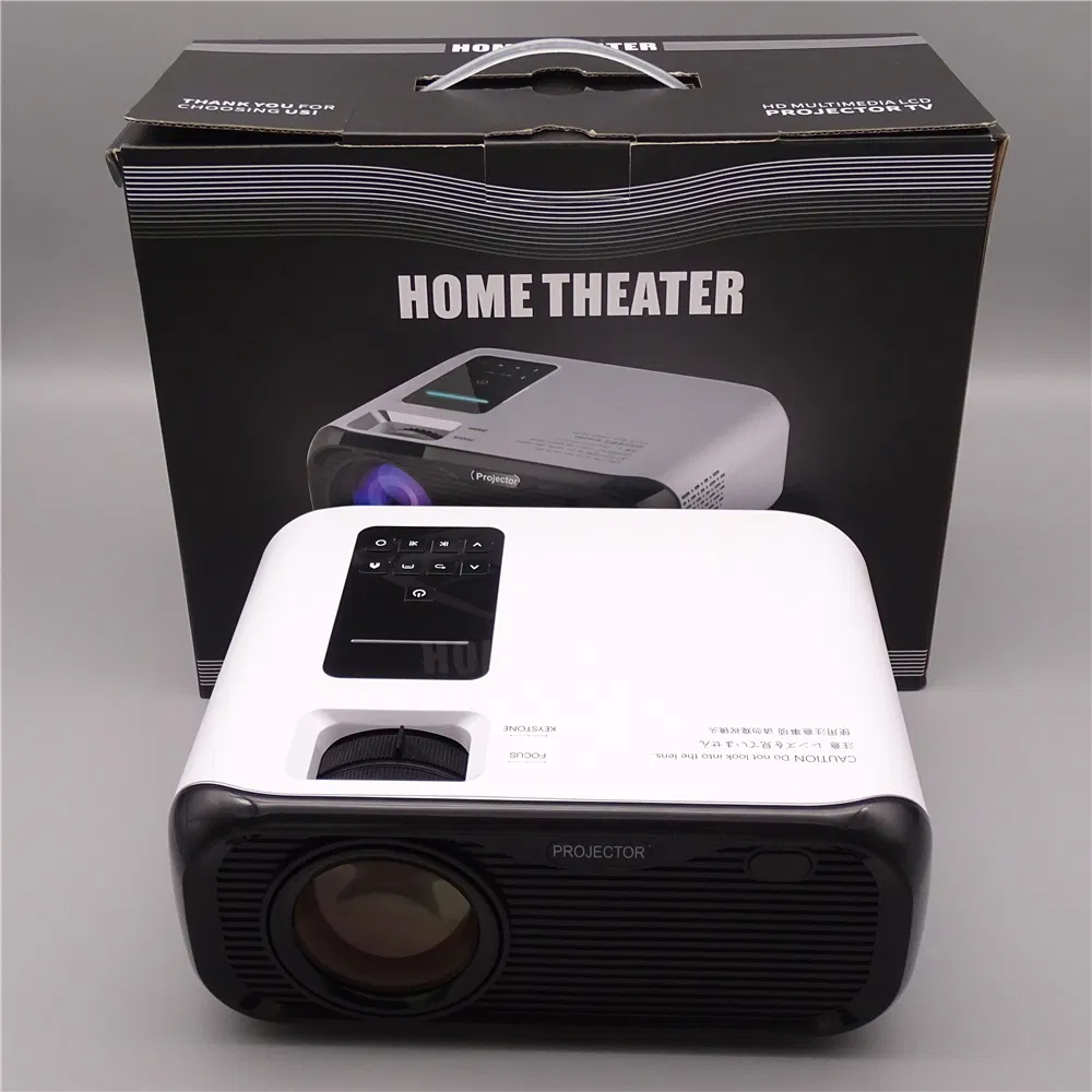 Full HD LCD Portable Projector for Home Entertainment Commercial Teaching Multifunctional