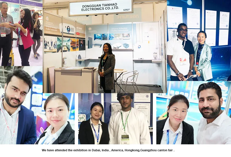 Full HD LCD Portable Projector for Home Entertainment Commercial Teaching Multifunctional