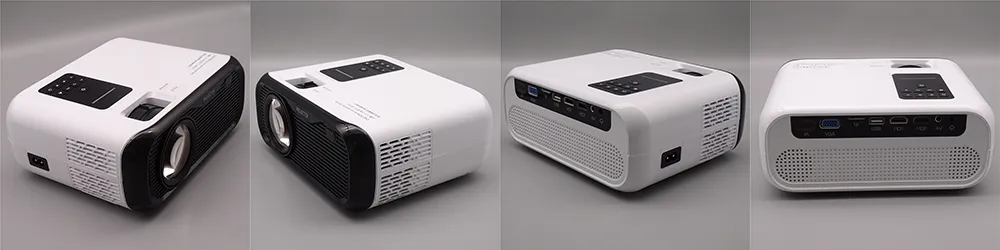 Full HD LCD Portable Projector for Home Entertainment Commercial Teaching Multifunctional