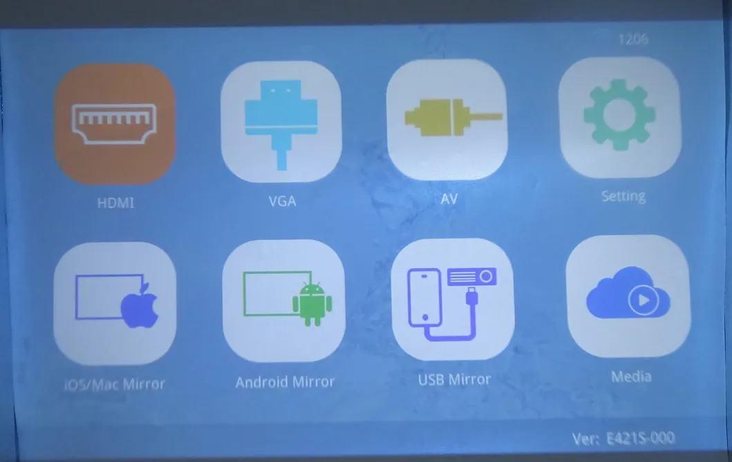 HD 1080P Home Theater Smart Projector Supports Same Screen Base Model