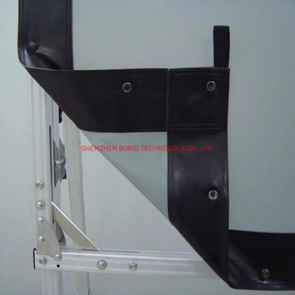 High Quality Fast Fold 6′ X8′ Projector Screen Rear & Front Projection Easy Folding Screen with Flight Case