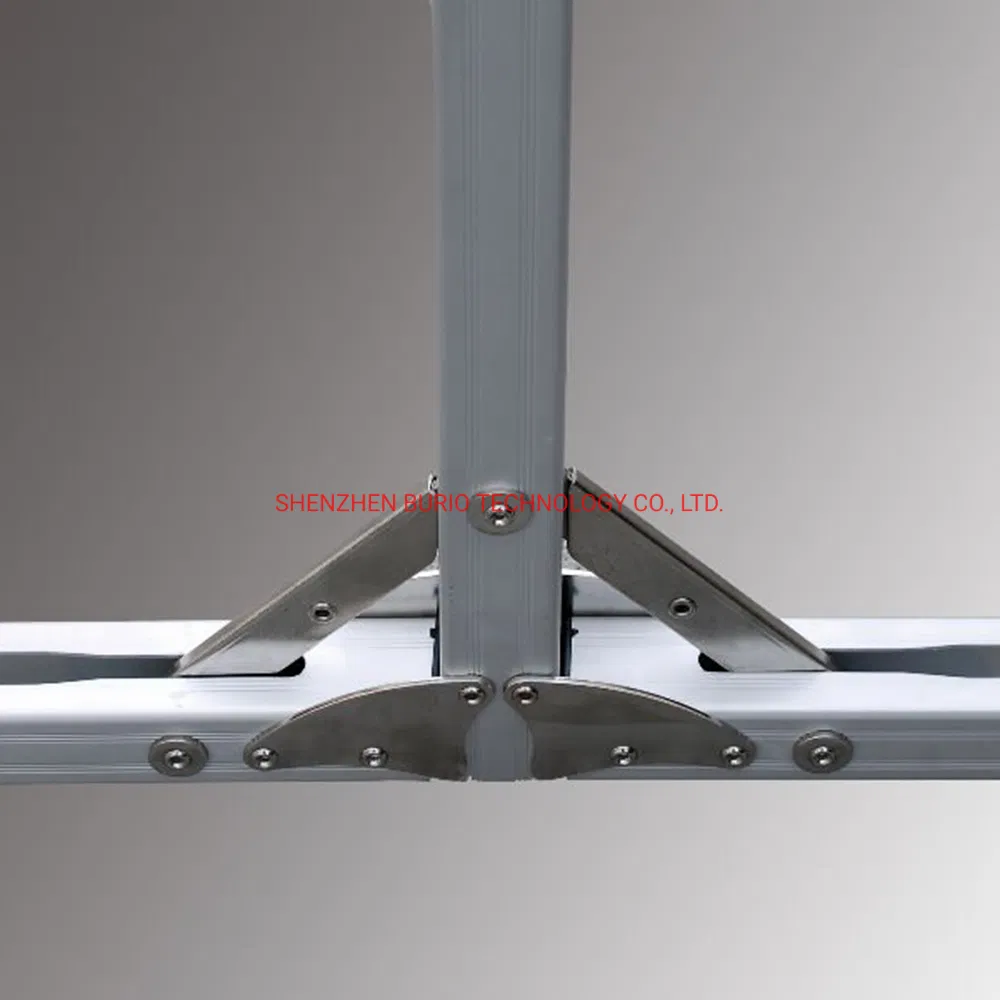 High Quality Fast Fold 6′ X8′ Projector Screen Rear & Front Projection Easy Folding Screen with Flight Case