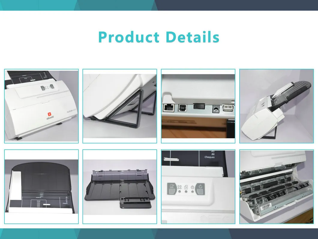 Hot 600dpi Colour Duplex Micr Ocr A4 Portable High Speed Document Scanner (A600)