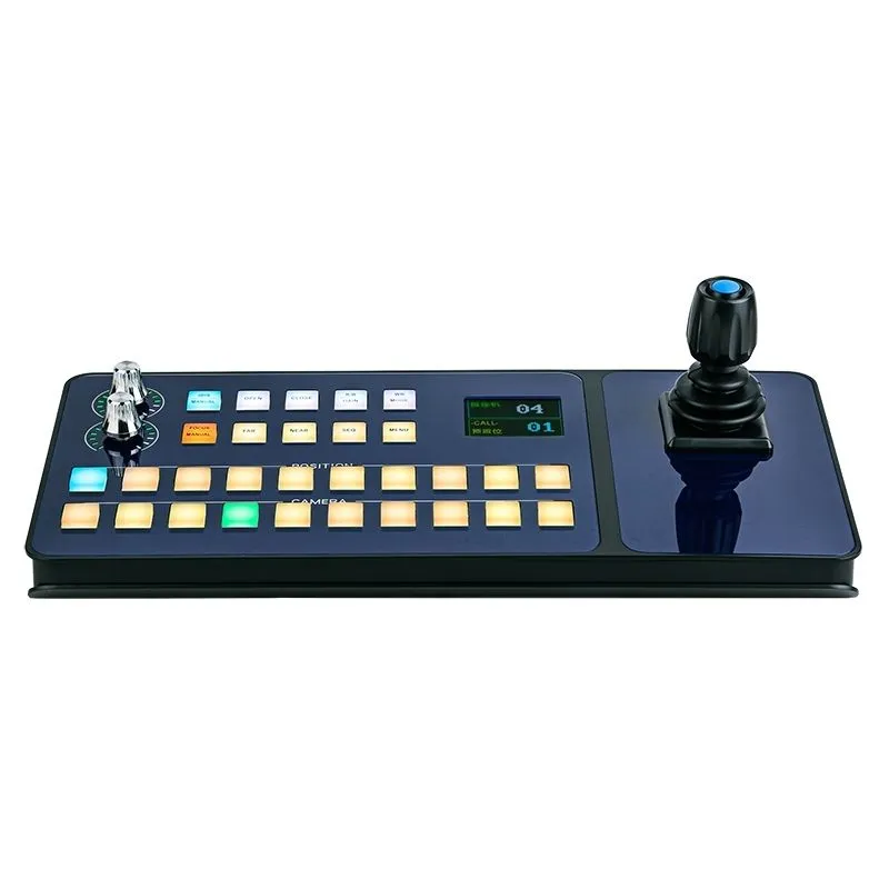 IP RS232 RS485/422 Control Onvif H. 265 3D Joystick PTZ Camera Controller Avl-Kc50