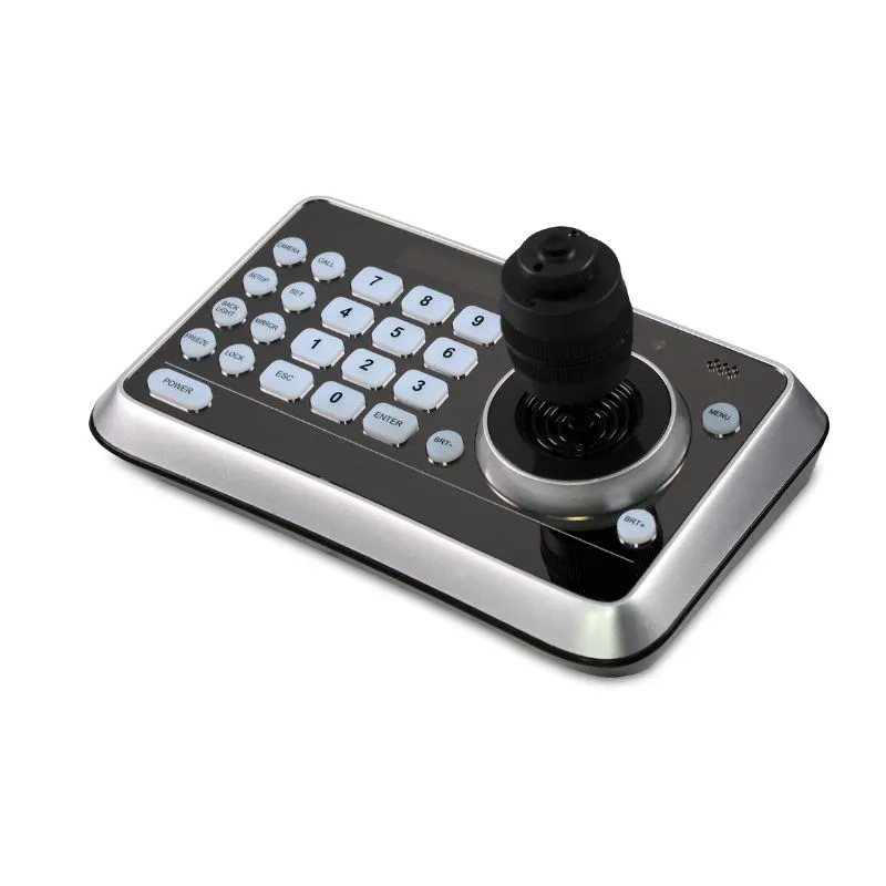 IP RS232 RS485/422 Control Onvif H. 265 3D Joystick PTZ Camera Controller Avl-Kc50
