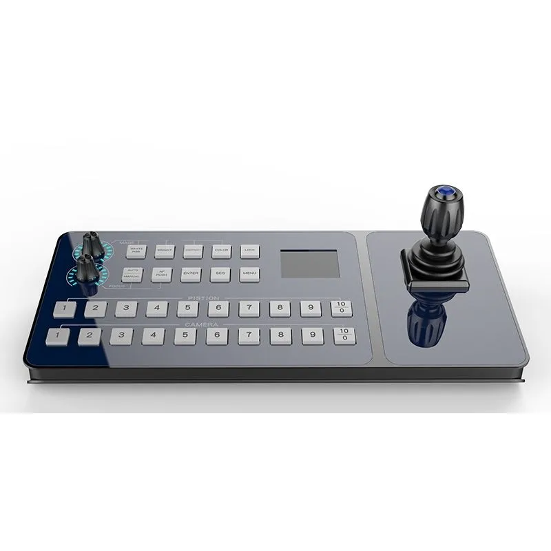 IP RS232 RS485/422 Control Onvif H. 265 3D Joystick PTZ Camera Controller Avl-Kc50