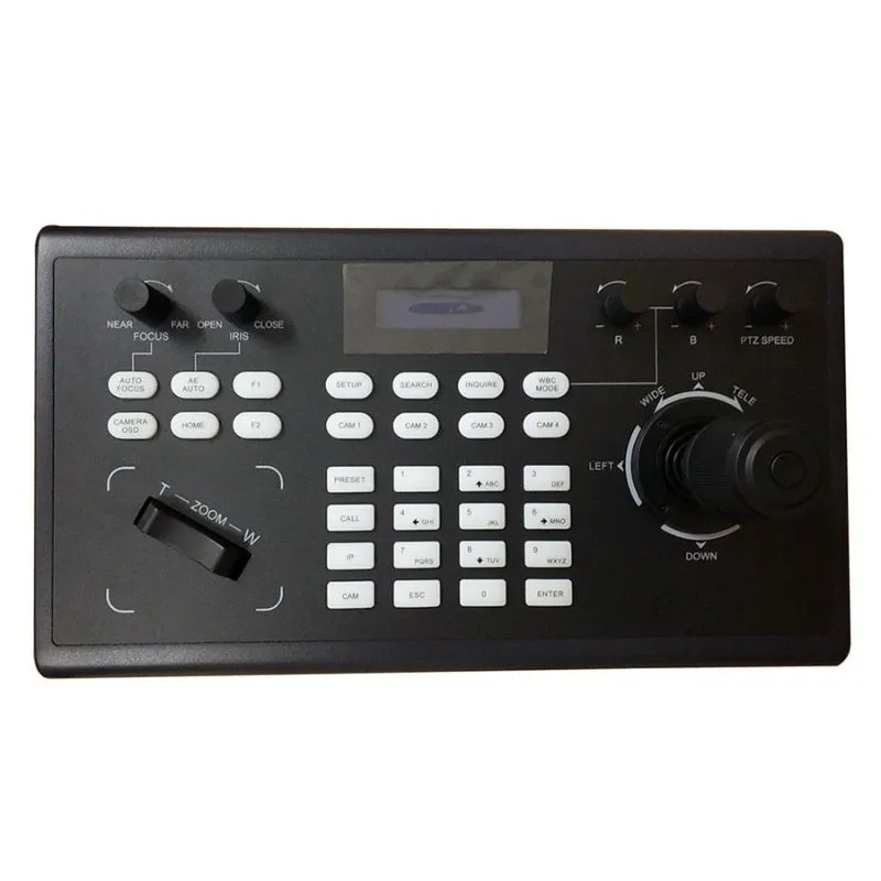 IP RS232 RS485/422 Control Onvif H. 265 3D Joystick PTZ Camera Controller Avl-Kc50