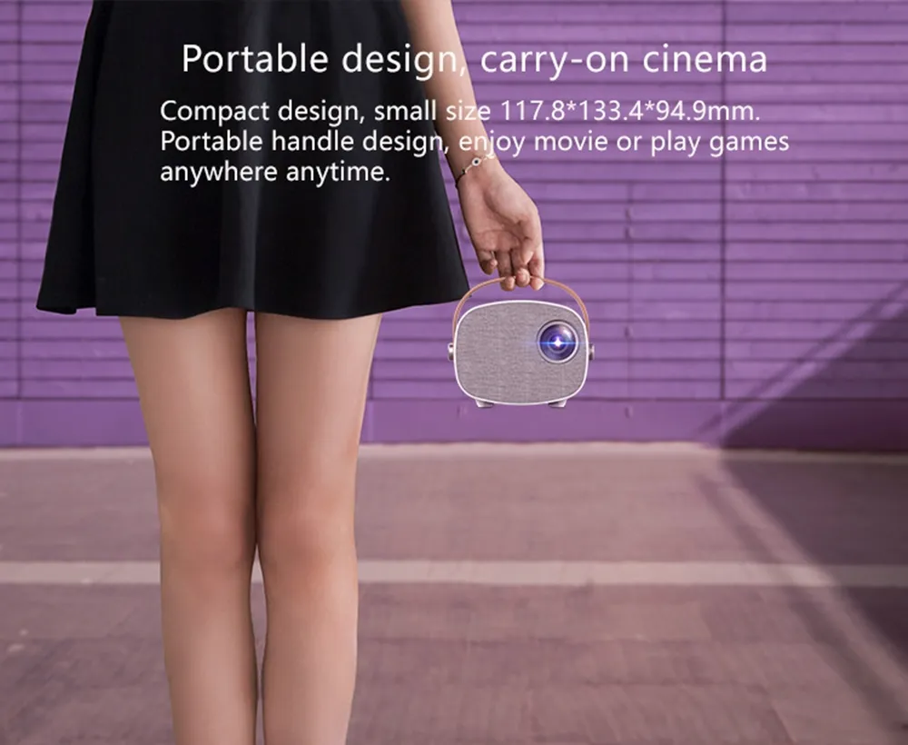 LCD LED Lamp Projector 800lumens 800*480 Support 1080 23 Languages Gorgeous Portable Cinema Home Movie