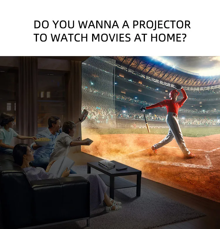 LED Home Theater Video Mini HD Pocket Lien C80 Home Cinema HD Multimedia 1080P White Silver Projector with Cheap Price