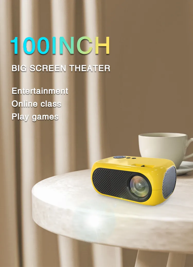 Lien Mini Smart 3D Home Movie Theater Cinema HD LED Portable Pocket Video Projector