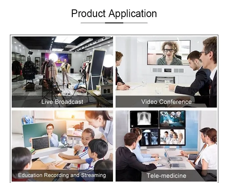 Live Streaming Ndi Video Broadcast PTZ Camera