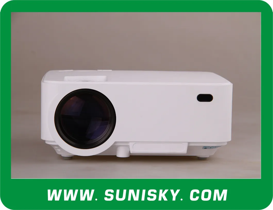 Mini Projector 1000 Lumens LCD Portable Video Projectors for Training (SMP8200B)