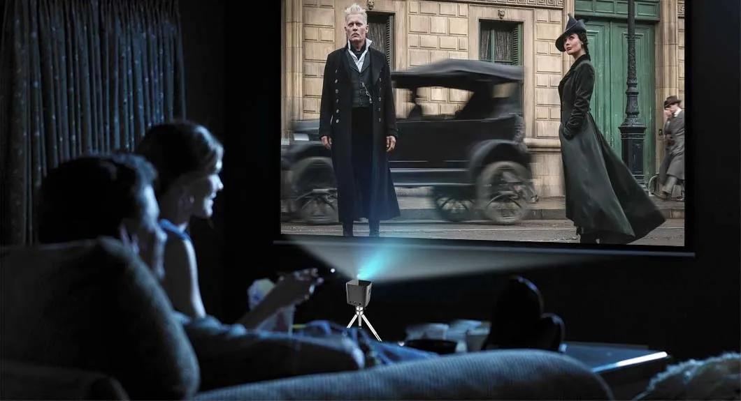 Mini Wireless Android 7.2 Home Theater Travel Education Smart Mobile Same Screen Video Pocket DLP 4K HD Portable Projectors