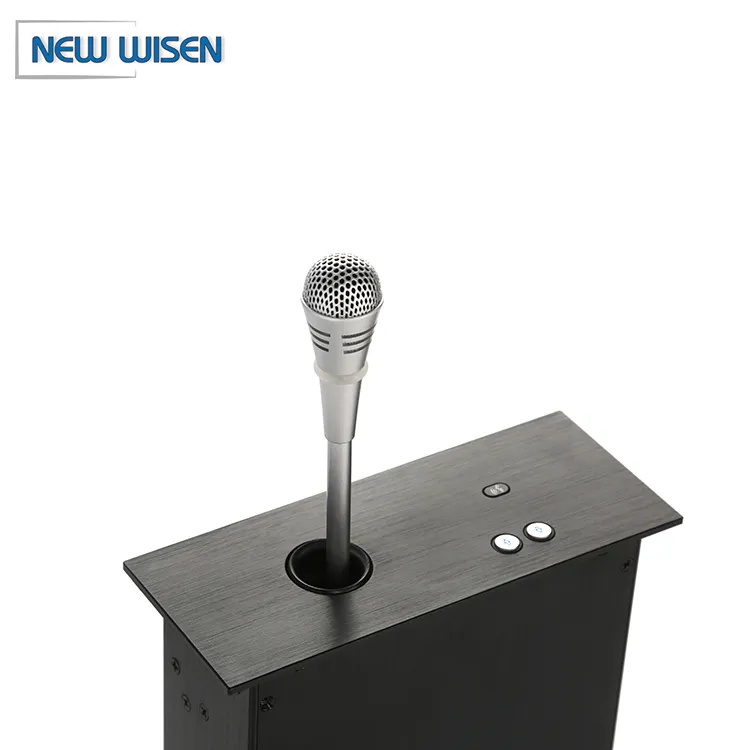 Motorized TV Lift Mechanism Conference Desk LCD Electric Elevation Monitor Lift for Microphone Conference System