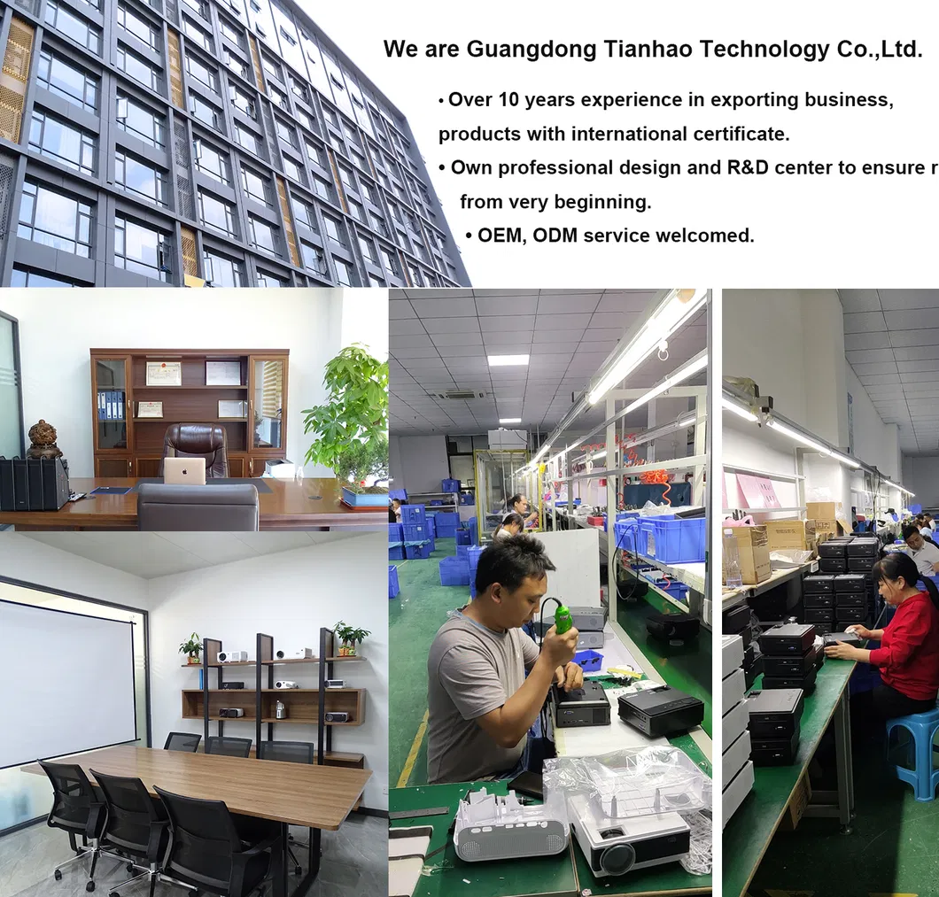 New Portable LCD Projector with Native Resolution 1920*1080P