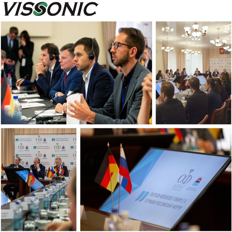 OLED 5g WiFi Wireless Digital Discussion Voting Delegate Pluggable Microphone