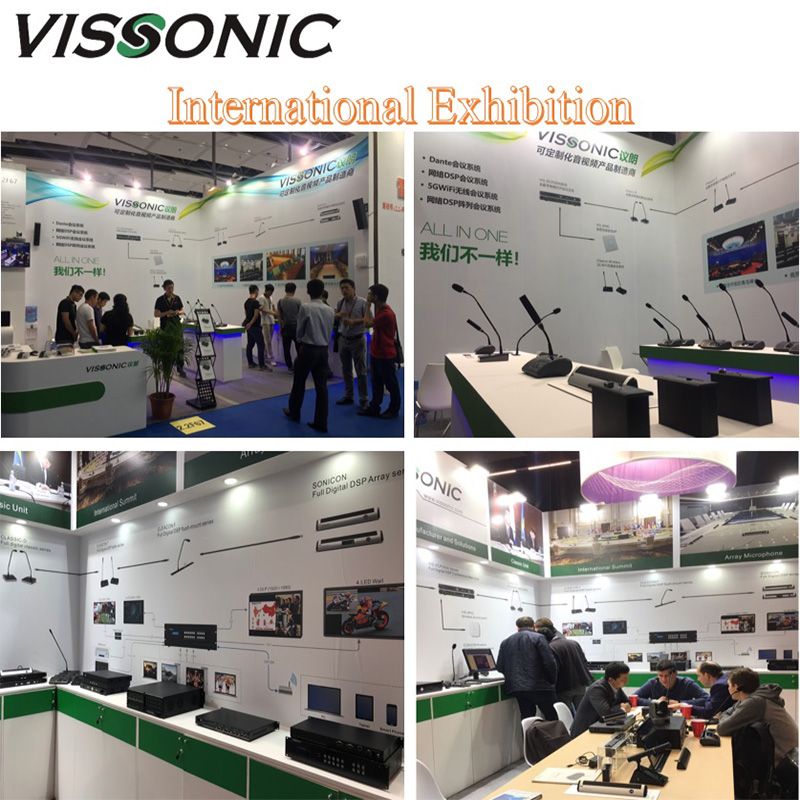 OLED 5g WiFi Wireless Digital Discussion Voting Delegate Pluggable Microphone