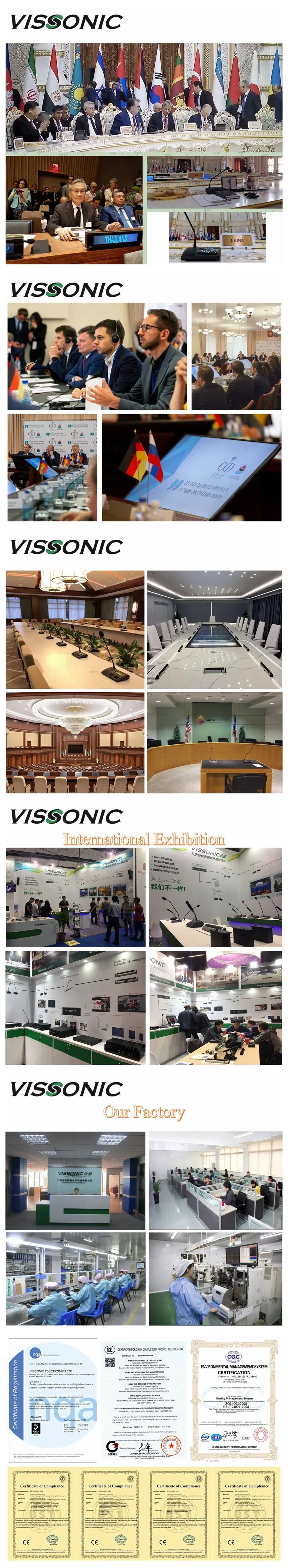 OLED Wired Digital Gooseneck Vote Discussion Chairman Delegate Microphone