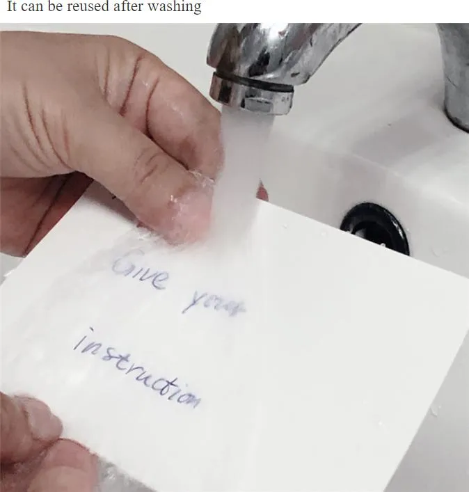 Pet Self-Adhesive Dry Erase Foldable Magnetic Whiteboard