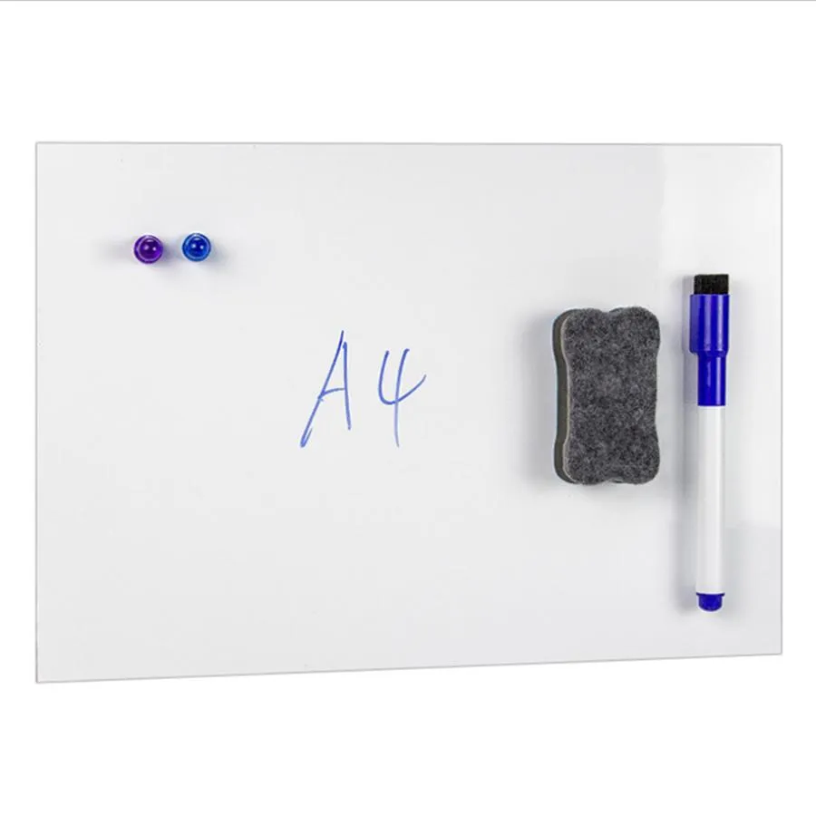 Pet Self-Adhesive Dry Erase Foldable Magnetic Whiteboard