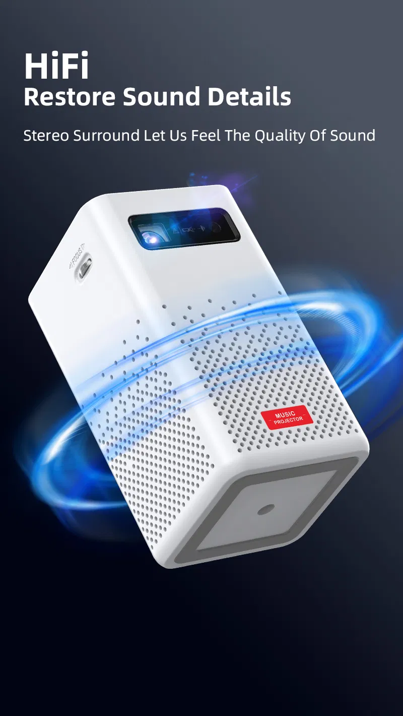 Pico Pocket Projector Full HD Aurora Starry Sky Projectors Lamp Tripod