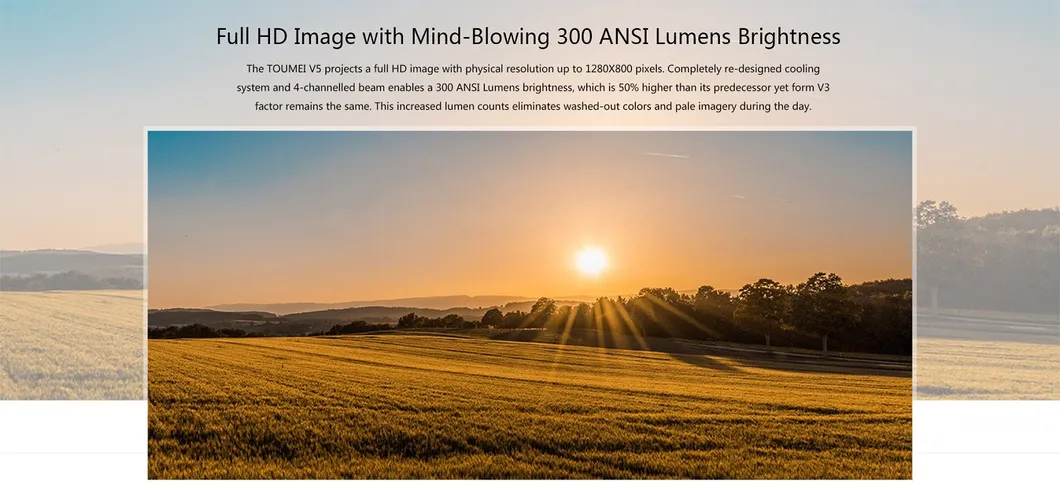 Pico Projecteur 3D 4K 3000 ANSI DLP Link Outdoor Wi-Fi Bluetooth 4K 3D LED Projector Android 1080P